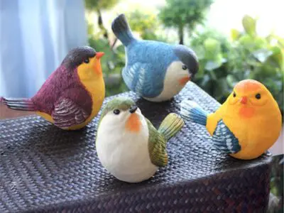 Bird Decorations – Ideal for Balcony Home Furnishings and Wine Cabinet Décor