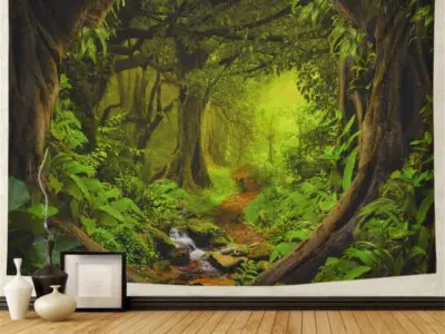 Beautiful Natural Forest Big Tapestry