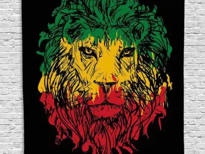 Lion Headband Wall Décor – Versatile Bedroom and Living Room Wall Art