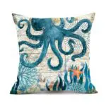 Sea Inspired Printed Cushion Covers – Decorative Throw Pillow Cases for Home Décor, Sofa, Chair, and Seat