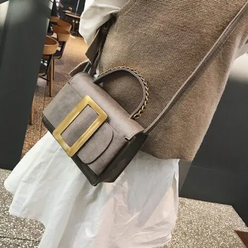 Vintage Crossbody Handbag for Women - Retro Korean Style Shoulder Bag