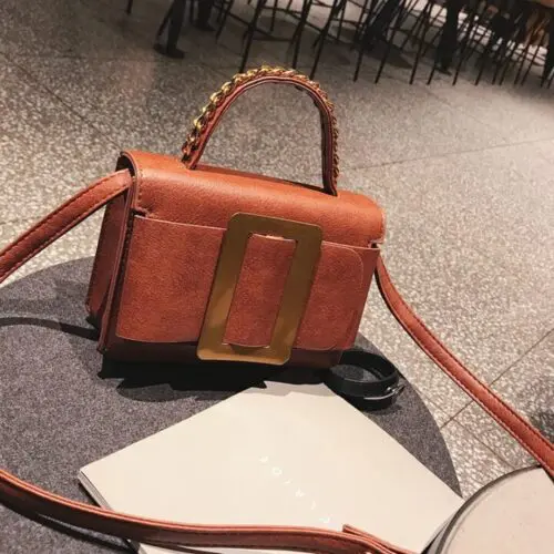Vintage Crossbody Handbag for Women - Retro Korean Style Shoulder Bag