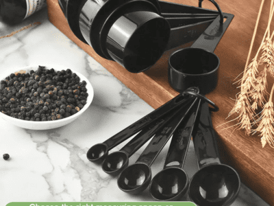 Multipurpose Measuring Spoon Set with Scale - Accurate Baking and Cooking Measurements