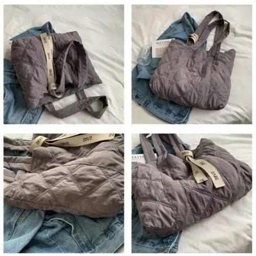 Tote Bag for Women – Stylish Rhombus Shoulder Bag with High Capacity