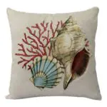 Sea Inspired Printed Cushion Covers – Decorative Throw Pillow Cases for Home Décor, Sofa, Chair, and Seat