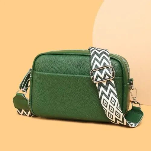 Rhombus Embroidered Shoulder Crossbody Bag - Stylish Small Square Bag for Women