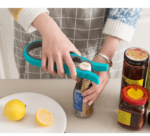 Easy-Grip Jar Opener with 4-in-1 Wrench Design - Handy Tool for Effortlessly Opening Cans, Beer Bottles, and Twist-Off Lids