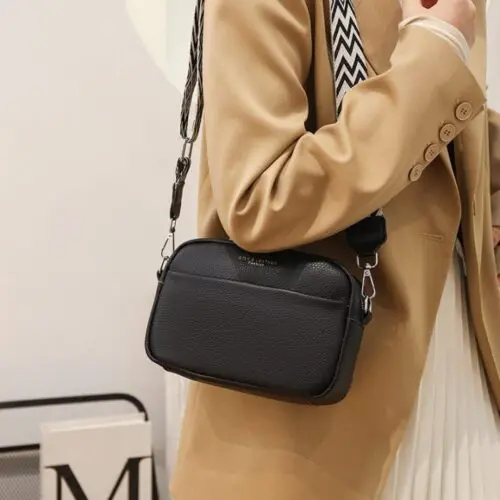 Rhombus Embroidered Shoulder Crossbody Bag - Stylish Small Square Bag for Women