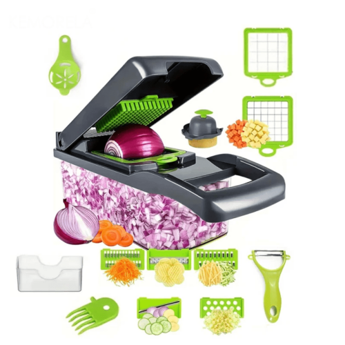 Versatile Multifunctional Vegetable Chopper and Food Slicer | 14/16-in-1 Kitchen Prep Tool