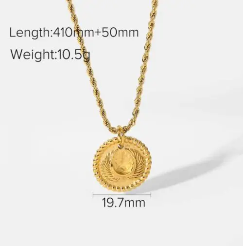 Alluring Gold-Plated Devil's Crystal Necklace – Embrace Gilded Elegance and Enigmatic Style