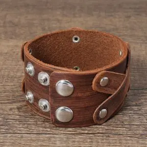 Exquisite Retro Leather Bracelet – Simple, Classic Style with Vintage Charm