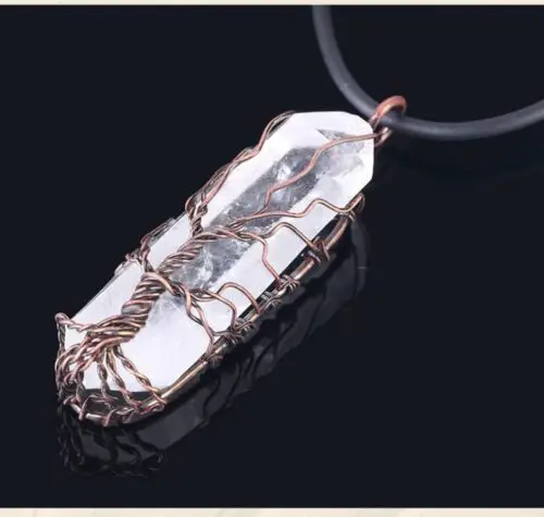 Unique Amorphous Crystal Pendant – One-of-a-Kind Natural Stone Necklace for Timeless Style