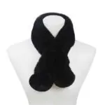 Fashionable Faux Fur Pom Pom Scarf- Add Flair to Your Winter Ensemble