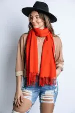 Cashmere Feel Long Scarf- Wrap Yourself in Cozy Elegance