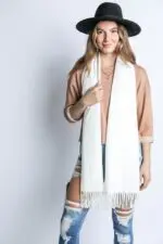 Cashmere Feel Long Scarf- Wrap Yourself in Cozy Elegance