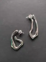 925 Silver Retro Trend, Simple Ins New Style Venom Earrings