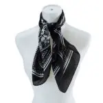 Sleek Silk Fashion Scarf- Elevate Your Style with Luxurious Elegance