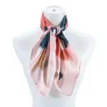 Artistic Silk Pattern Fashion Scarf- Elevate Your Style with Creative Elegance