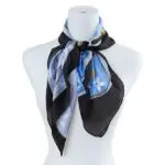 Elegant Silk Fashion Scarf- Elevate Your Style with Luxurious Sophistication