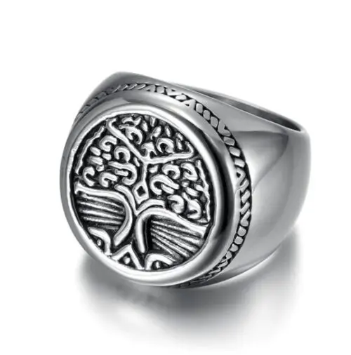 Legendary Viking Rune Tree of Life Ring – Symbolize Connection and Renewal