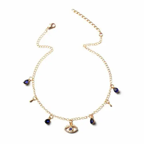 Alluring Gold-Plated Devil's Crystal Necklace – Embrace Gilded Elegance and Enigmatic Style