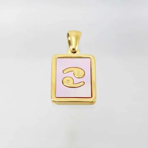 Unique Stainless Steel Zodiac Necklace – Sleek Symbolic Design for Modern Style