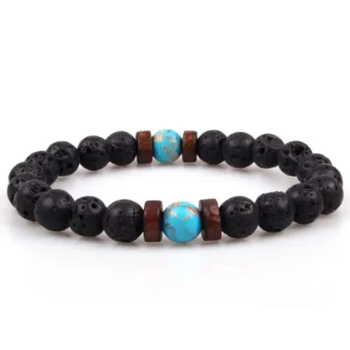 Epic Crafted Lava Stone Bracelet – Channel the Power of the Gods with Handcrafted Elegance
