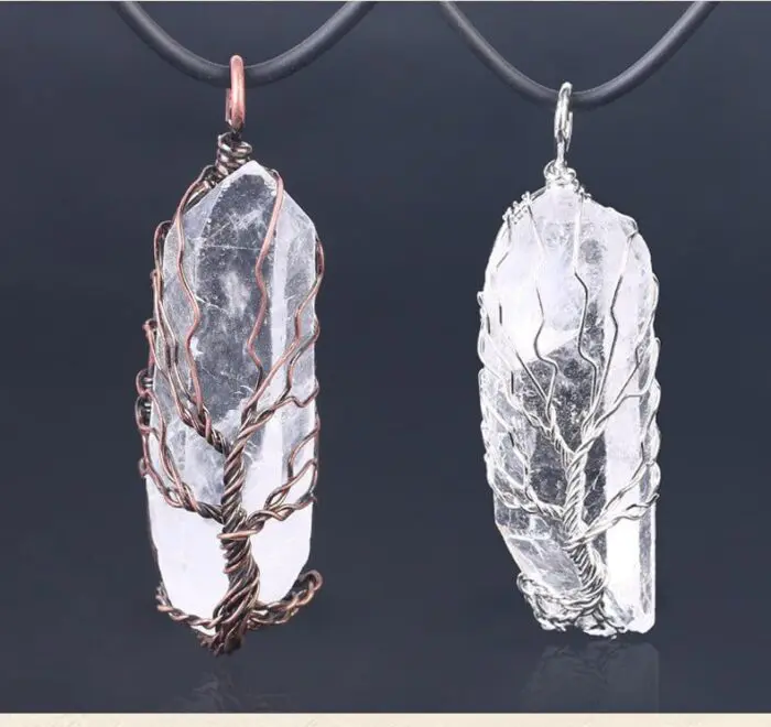 Unique Amorphous Crystal Pendant- One-of-a-Kind Accessory, Size Varies