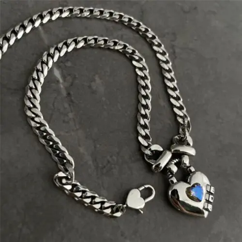 Elegant S925 Sterling Sterling Silver Heart Necklace – Sparkling Heart Pendant for Every Occasion