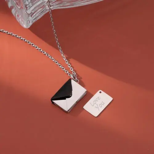 Envelope Love Letter Necklace – Simple Clavicle Chain for Every Occasion