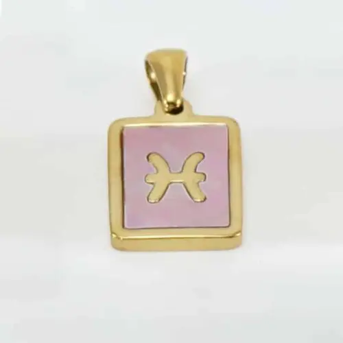 Unique Stainless Steel Zodiac Necklace – Sleek Symbolic Design for Modern Style