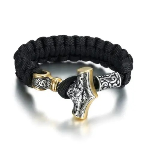 Crafted Paracord Viking Bracelet: Embrace Norse Tradition with Authentic Artistry