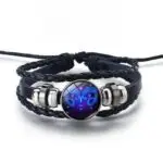 Starry Sky Constellations Luminous Bracelet- Fashionable Nightlight Punk Style for Men, Women, and Children