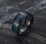 Crafted Basilisk Scale Wedding Ring- Mythical Elegance for Eternal Bonds