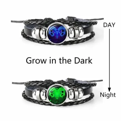 Starry Sky Constellations Luminous Bracelet – Fashionable Nightlight Punk Style