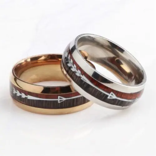 Bold Stainless Steel Arrow Ring– Nature-Inspired Elegance for Modern Warriors