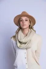 Dual-Toned Infinity String Scarf- Elevate Your Style with Versatile Sophistication