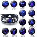 Starry Sky Constellations Luminous Bracelet- Fashionable Nightlight Punk Style for Men, Women, and Children