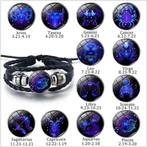 Starry Sky Constellations Luminous Bracelet – Fashionable Nightlight Punk Style