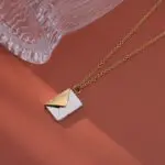 Envelope Love Letter Necklace- Simple and Elegant Clavicle Chain for Every Occasion