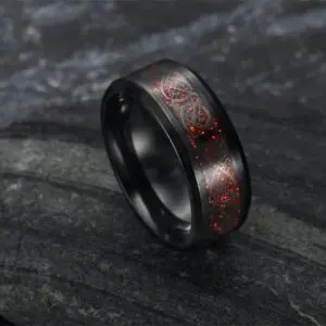 Legendary Crafted Basilisk Scale Wedding Ring – Mythical Elegance for Eternal Bonds