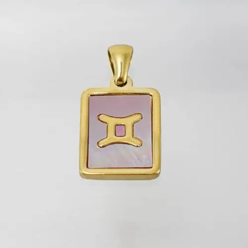 Unique Stainless Steel Zodiac Necklace – Sleek Symbolic Design for Modern Style