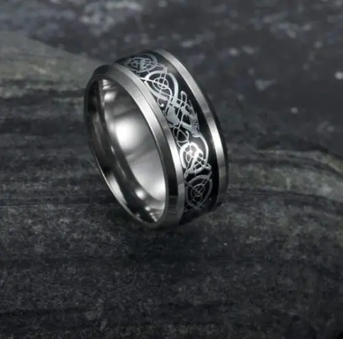 Legendary Crafted Basilisk Scale Wedding Ring – Mythical Elegance for Eternal Bonds