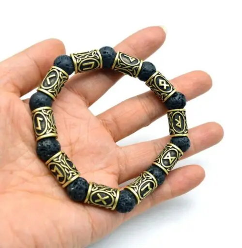 Silver Rune Bracelet – Handcrafted Elegance Infused with Symbolism
