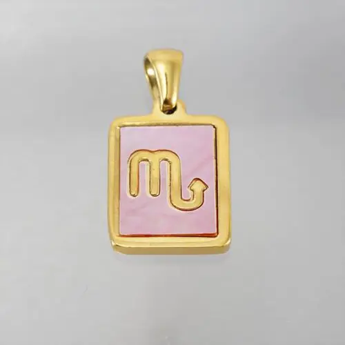 Unique Stainless Steel Zodiac Necklace – Sleek Symbolic Design for Modern Style