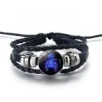 Starry Sky Constellations Luminous Bracelet- Fashionable Nightlight Punk Style for Men, Women, and Children