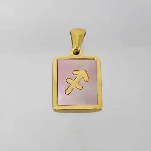 Unique Stainless Steel Zodiac Necklace – Sleek Symbolic Design for Modern Style