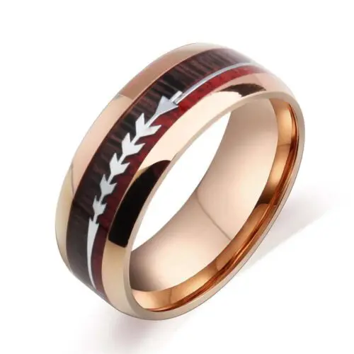 Bold Stainless Steel Arrow Ring– Nature-Inspired Elegance for Modern Warriors