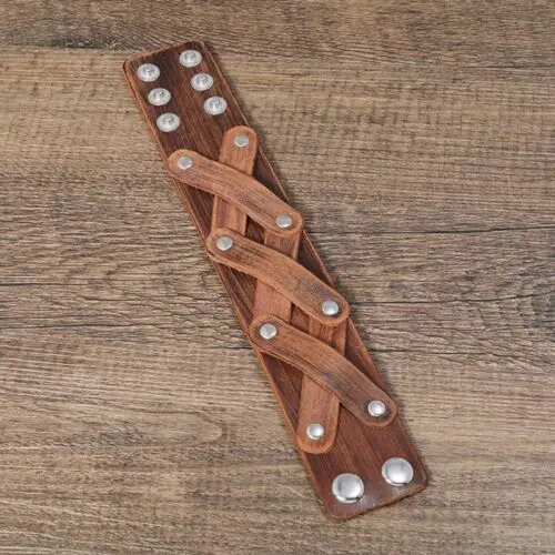 Exquisite Retro Leather Bracelet – Simple, Classic Style with Vintage Charm