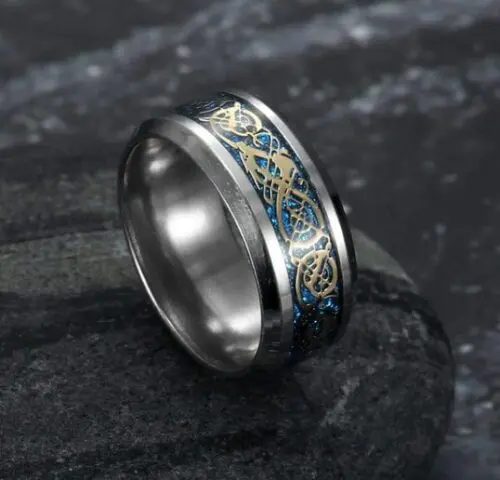 Legendary Crafted Basilisk Scale Wedding Ring – Mythical Elegance for Eternal Bonds